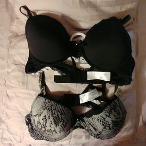 Bebe bras size 34c